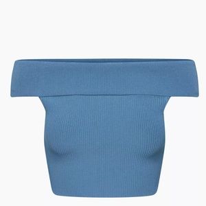 Babaton Sculpt Knit Off-Shoulder Top